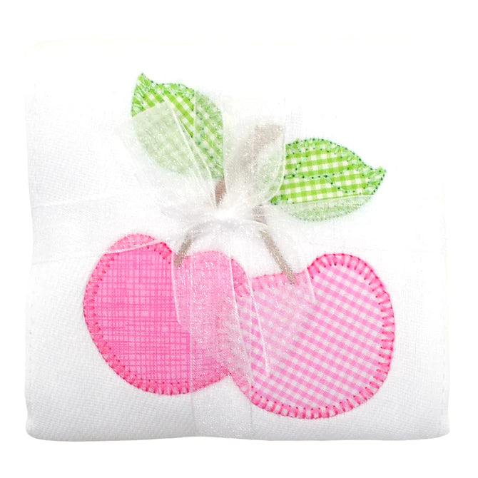 Cherries Burp Cloth (Personalization Included)