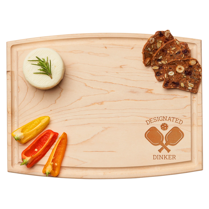 Designated Dinker Arched Maple Board