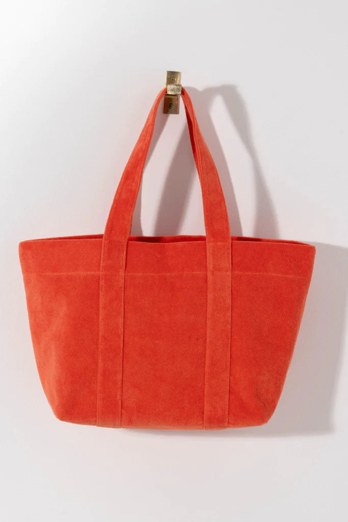 Orange Terry Tote - Personalization Included