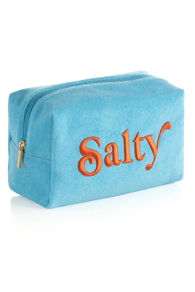 Salty Turquoise Zip Pouch