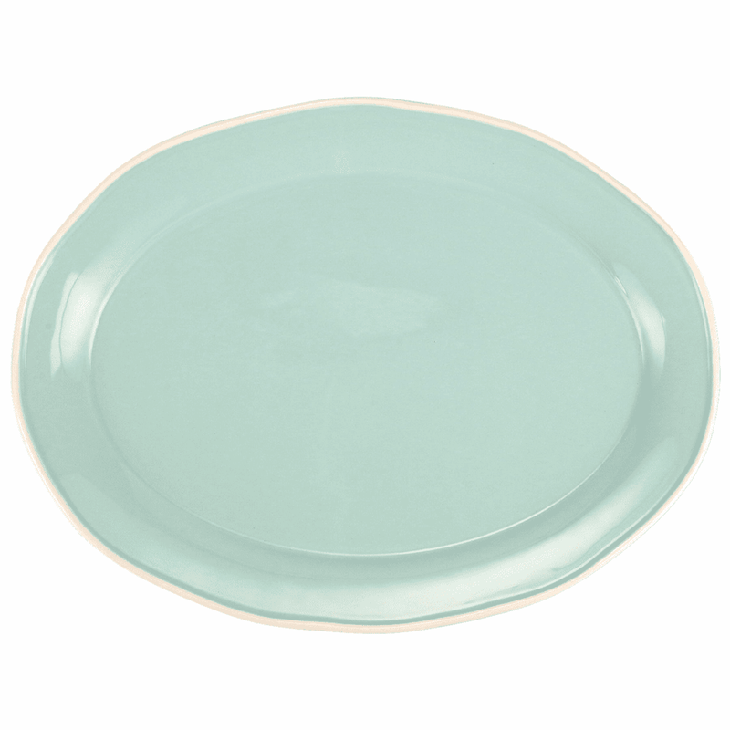 Oval Platter - Vietri Chroma Aqua