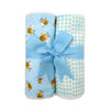 Blue Bee Set of 2 Burps (Personalization Included)