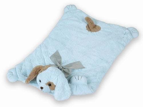 Belly Blanket - Blue Puppy