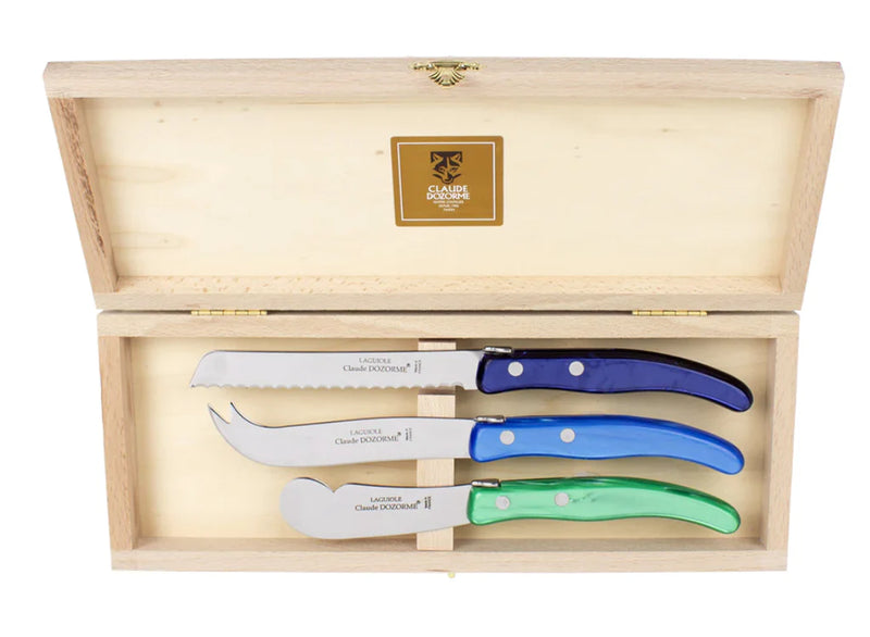 Blues Boxed Cheese Knives