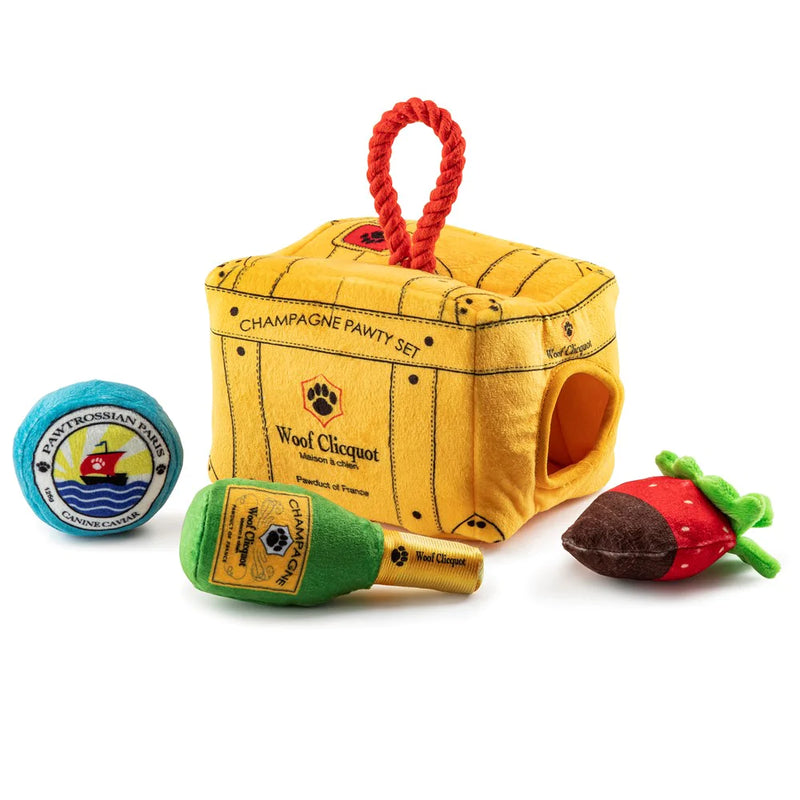 Interactive Dog Toy Set - Woof Clicquot