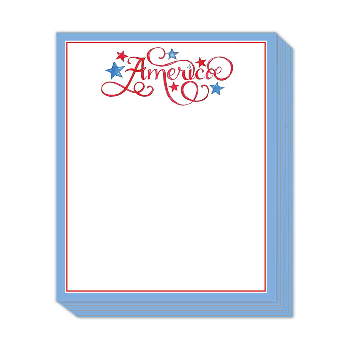 America w/ Stars - Short Stack Notepad