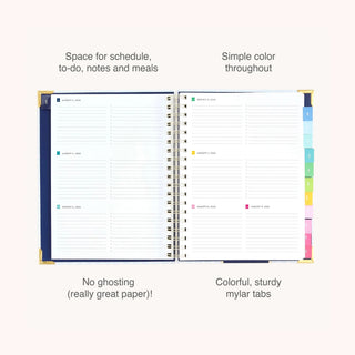 Caroline Trellis Spiral Weekly Planner - J.A. Whitney