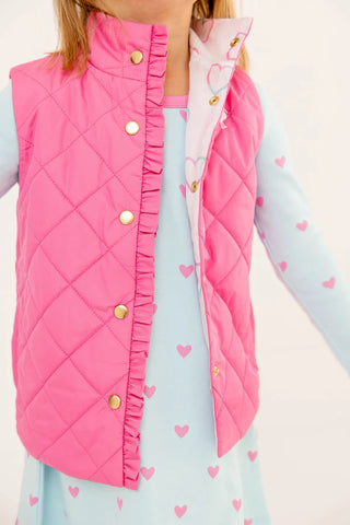 The Beaufort Bonnet Company - Vaughn Vest - Winter Park Pink