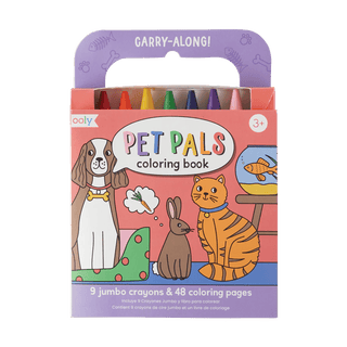 Carry Along: Coloring Book Set - Pet Pals (10 Pc Set) - J.A. Whitney