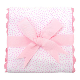 Pink Lullaby Fancy Fabric Burp Cloth (Personalization Included)
