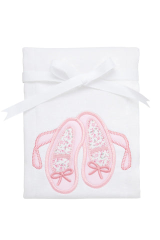 Ballet Applique Burp Cloth (Personalization Included) - J.A. Whitney