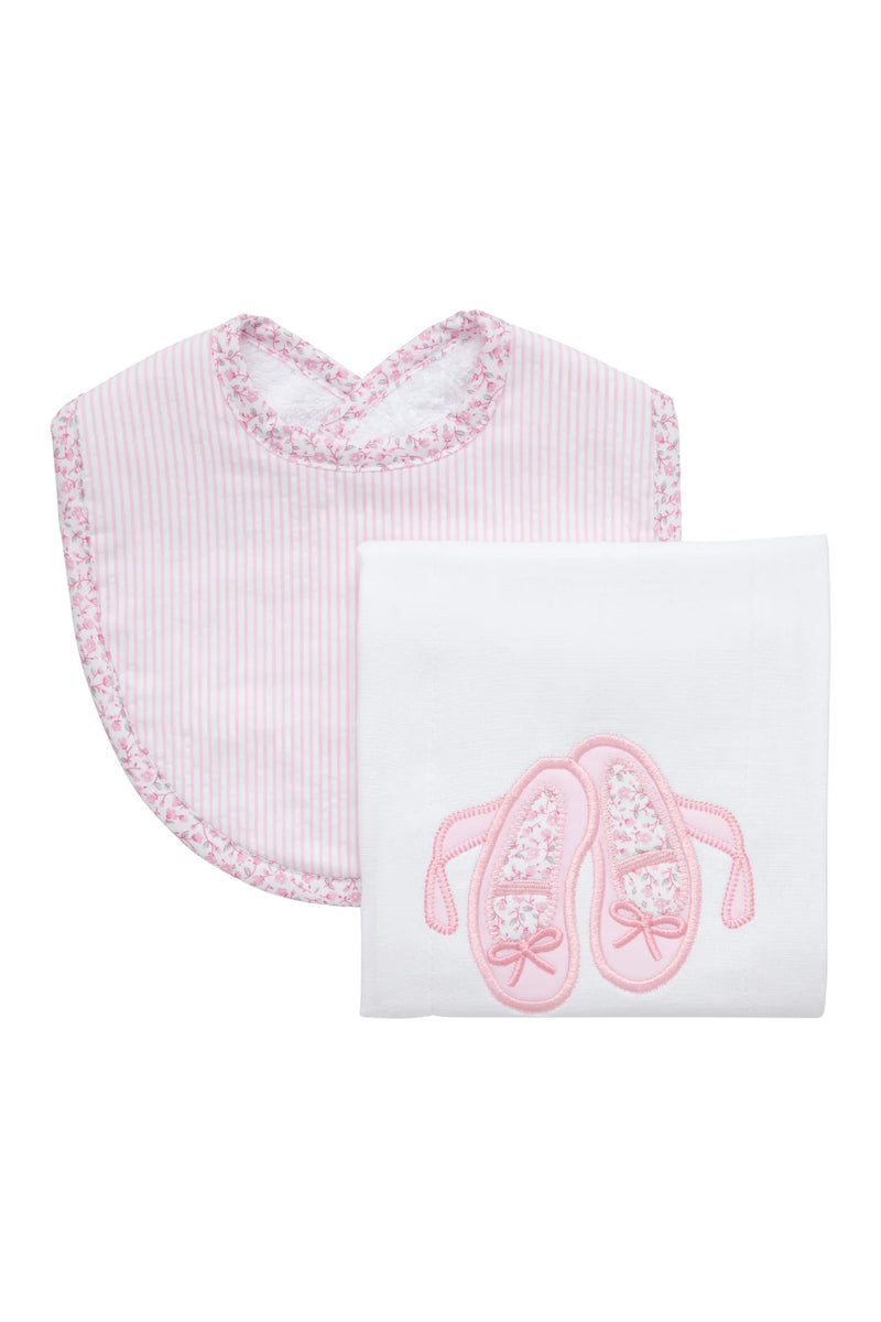Ballet Box Set: Burp Pad & Bib (Personalization Included)