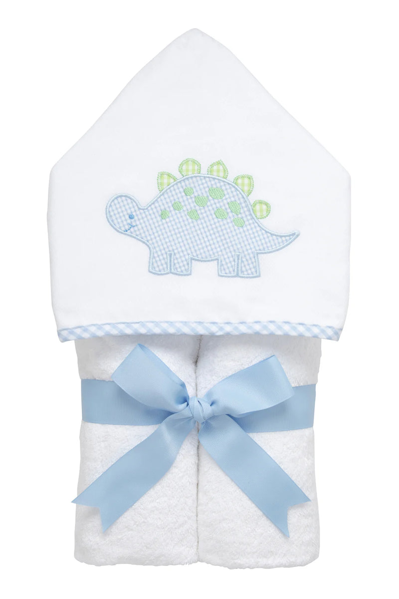 Blue Dino Everykid Towel (Personalization Included)