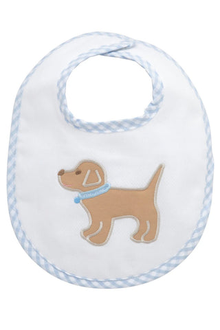 Blue Lab Puppy Bib (Personalization Included) - J.A. Whitney
