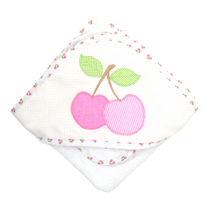 Cherries Box Hooded Towel Set (Personalization Included)