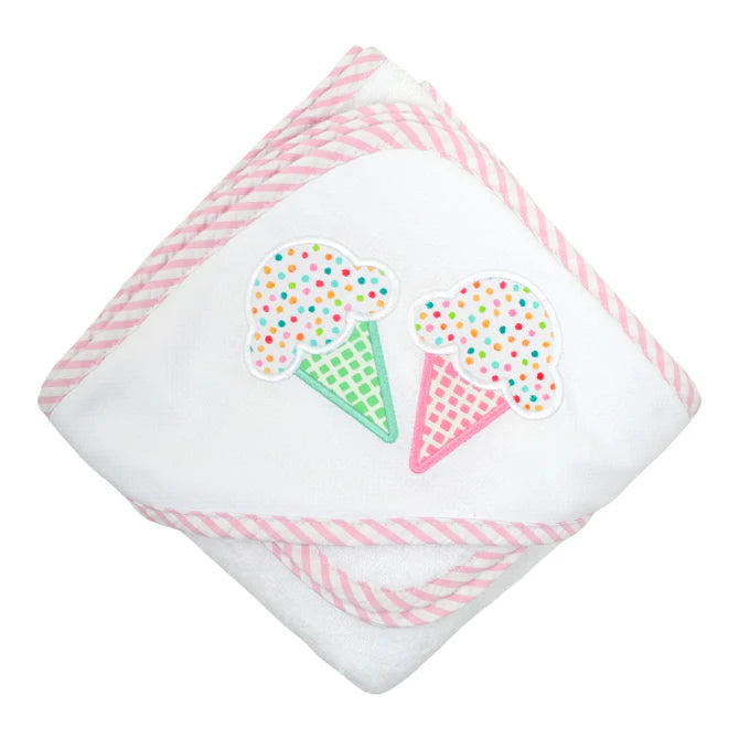 Ice Cream Box Hooded Towel Set (Personalization Included)