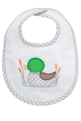 Mallard Applique Bib (Personalization Included)