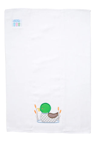 Mallard Applique Burp Cloth (Personalization Included)