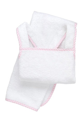Pink Check Bath Buddy Apron (Personalization Included)