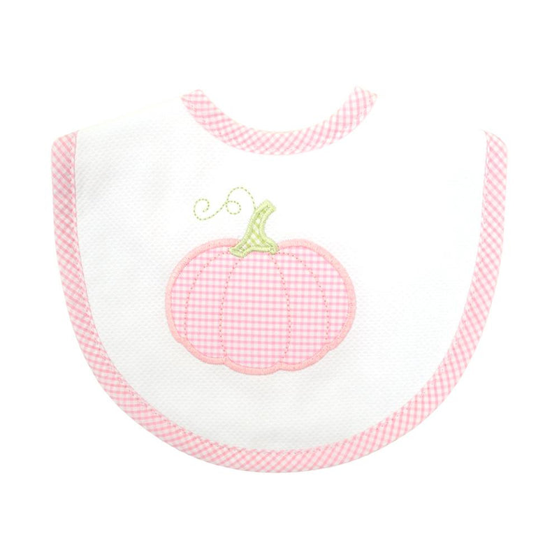 Pink Pumpkin Bib (Personalization Included)