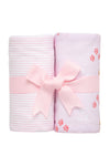 Pink Lab Puppy Set of 2 Burps (Personalization Included)
