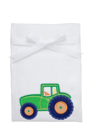 Tractor Burp Cloth (Personalization Included)