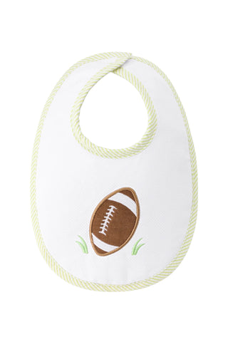 Football Applique Bib (Personalization Included) - J.A. Whitney