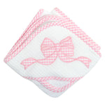Pink Bow Box Hooded Towel Set (Personalization Included)