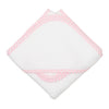 Pink Check Box Hooded Towel Set (Personalization Included)