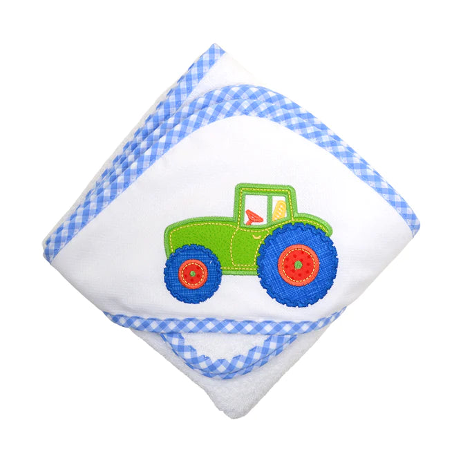 Tractor Box Hooded Towel Set (Personalization Included)