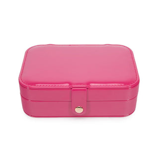 Fuchsia Pearl Travel Jewelry Organizer - J.A. Whitney