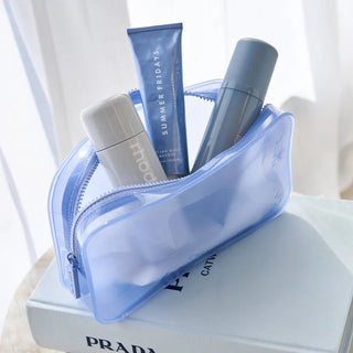 Carolina Blue Jelly Make Up Bag - J.A. Whitney