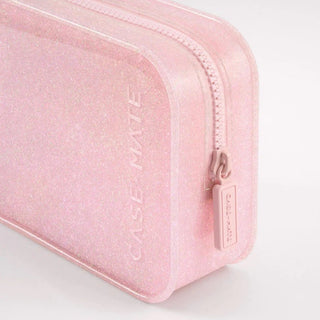 Ballet Pink Twinkle Jelly Make Up Bag - J.A. Whitney