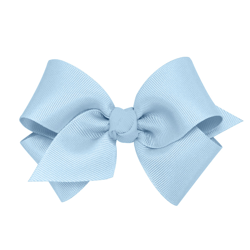 Small Light Blue Bow w/ Knot Wrap