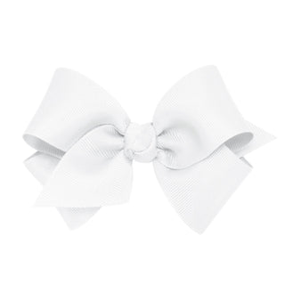 Small White Bow w/ Knot Wrap - J.A. Whitney