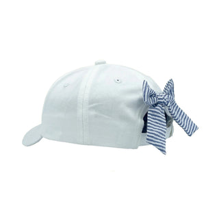 American Flag Bow Baseball Hat by Bits & Bows — back view