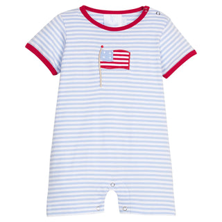 Little English Flag Applique Romper