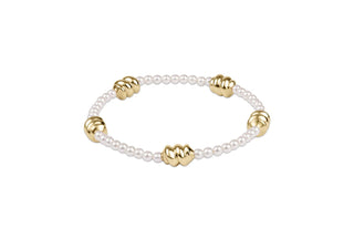 Admire Gold 3MM Pearl Bracelet - J.A. Whitney