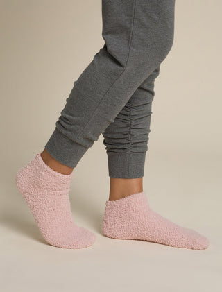 CozyChic 2 Pair Tennis Socks - Dusty Rose Multi - J.A. Whitney