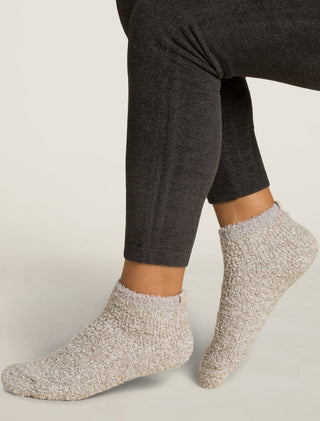 CozyChic 2 Pair Tennis Socks - Oyster