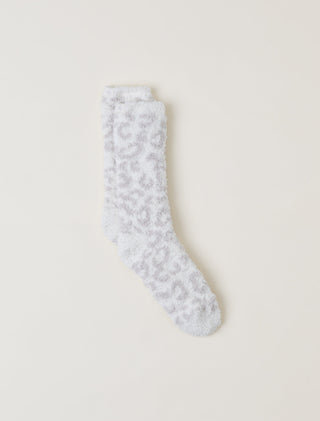 CozyChic Barefoot In The Wild Socks - Cream/Stone