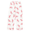 Full-Length Bamboo PJ Set - Ivory + Candy Canes