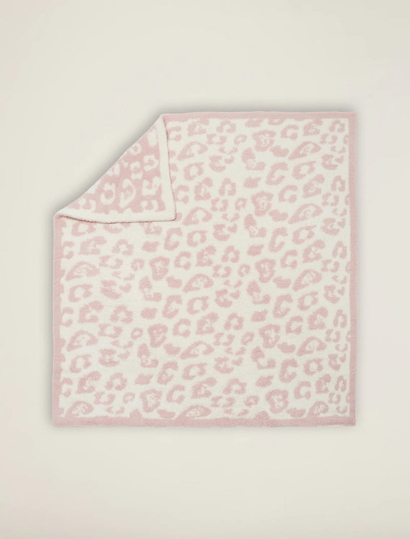 CozyChic Barefoot In The Wild Baby Blanket Dusty Rose / Cream (Personalization Included)