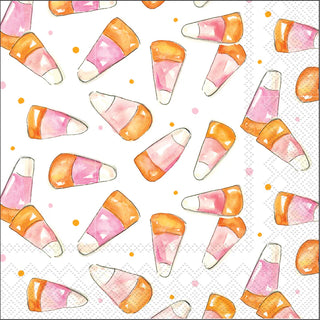 Pink Candy Corn Cocktail Napkins by Boston International, Inc.