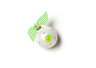 Family is the Best Gift Glass Ornament - Personalization Included