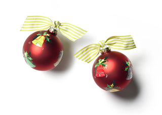 Christmas Bells are Ringing Glass Ornament by Coton Colors
