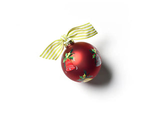 Christmas Bells are Ringing Glass Ornament - Personalization Included