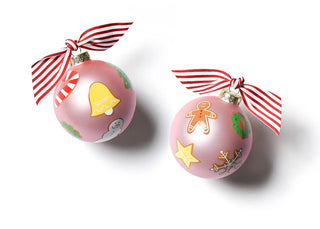 Frosted Christmas Cookies Glass Ornament - Personalization Included - J.A. Whitney