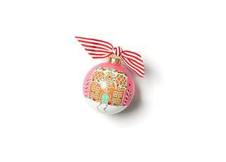 Gumdrop Gingerbread House Glass Ornament - Personalization Included - J.A. Whitney