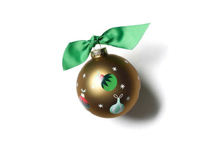Gold Vintage Ornaments Glass Ornament - Personalization Included - J.A. Whitney
